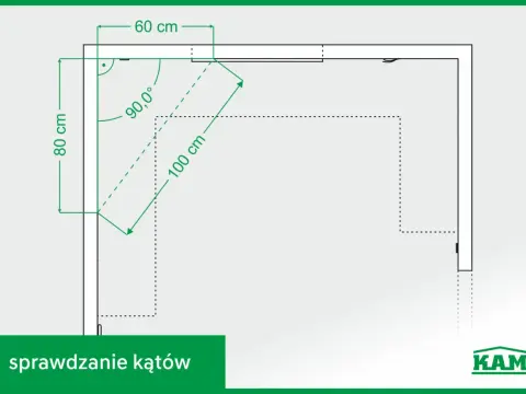 Metoda 60-80-100 - Idealny kąt prosty bez drogich narzędzi