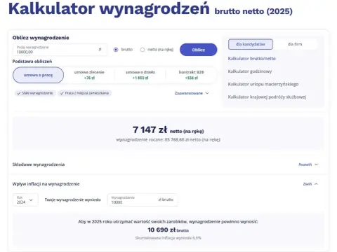 Kalkulator zmiany wartości pieniądza w czasie - oblicz inflację