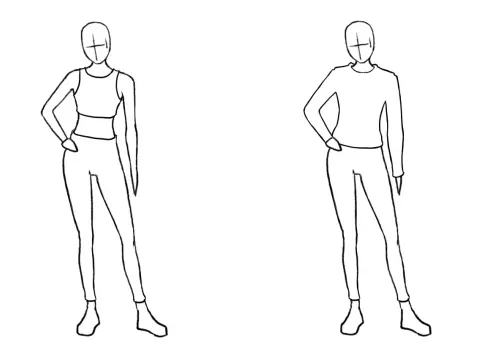 Cómo dibujar un maniquí de costura con volumen y estilo