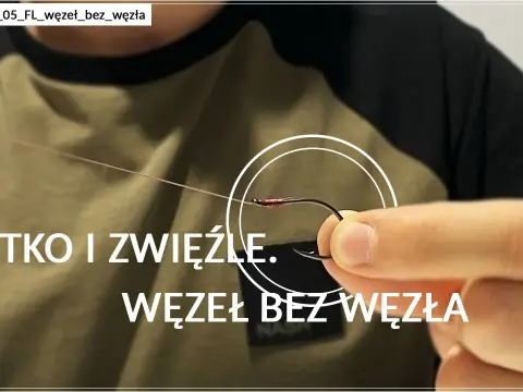 Wiązanie haczyka z oczkiem na włos: poradnik "węzła bez węzła"