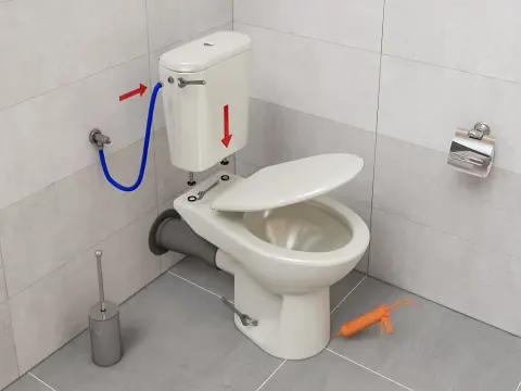 Jak zamontować spłuczkę kompaktową i podtynkową?