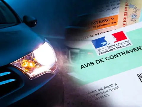 Ampoule grillée voiture amende : évitez une amende de 68 €