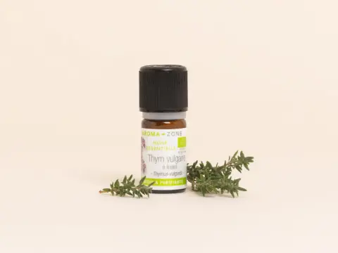 Huile essentielle de thym - thymol, linalol et précautions