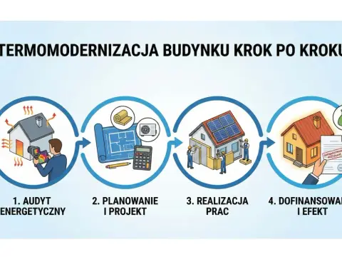 Termomodernizacja budynku: Pełny zakres prac, dotacje i zyski