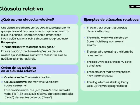 Oraciones de relativo en inglés - ejercicios resueltos y claves