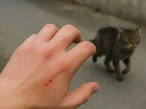 Mordedura de gato - ¿Qué hacer y cuándo ir al médico?