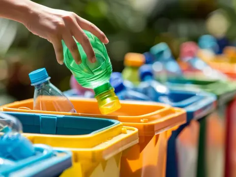 Segregacja plastiku i tworzy sztucznych: zasady, kolory pojemników