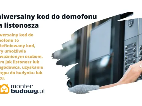 Uniwersalny kod listonosza - Mit! Jak działa domofon?