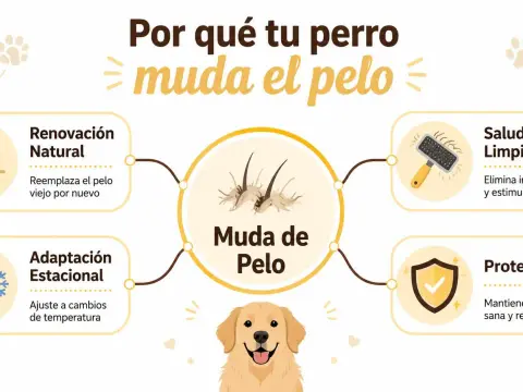 Muda de pelo en perros - ¿Normal o preocupante? Guía completa