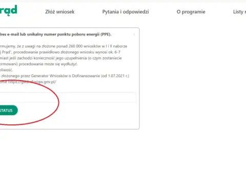 Mój Prąd 6.0: Sprawdź status wniosku Twój przewodnik krok po kroku.
