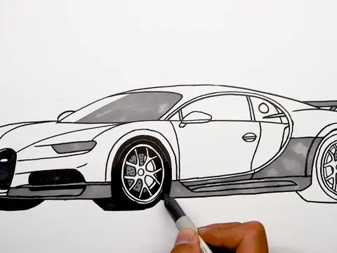 Jak narysować Bugatti Chiron: proste techniki i efektywne triki
