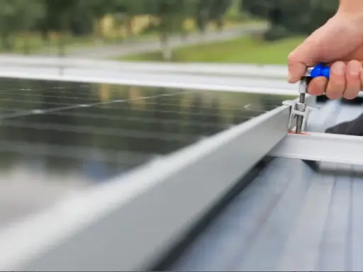 Montering av solpaneler i Uppsala för att maximera soltimmar och producera grön energi.