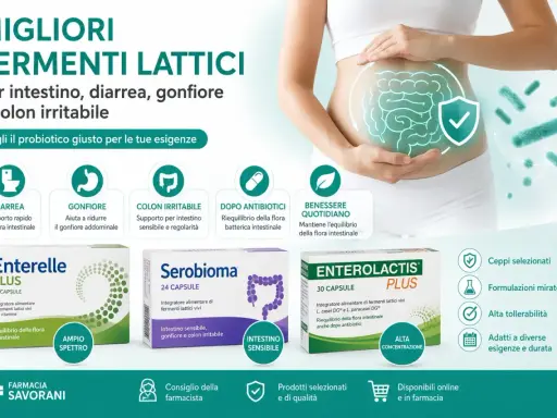 Per combattere i fermenti lattici per aria nella pancia, scegli il probiotico giusto per intestino, diarrea, gonfiore e colon irritabile.