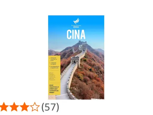 Copertina di una guida turistica "Cina" con la Grande Muraglia. Perfetta per chi cerca libri sulla Cina e vuole scoprire itinerari e segreti locali.