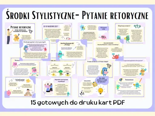Pytanie retoryczne to figura stylistyczna, która nie wymaga odpowiedzi, ale wzmacnia przekaz i angażuje emocje.