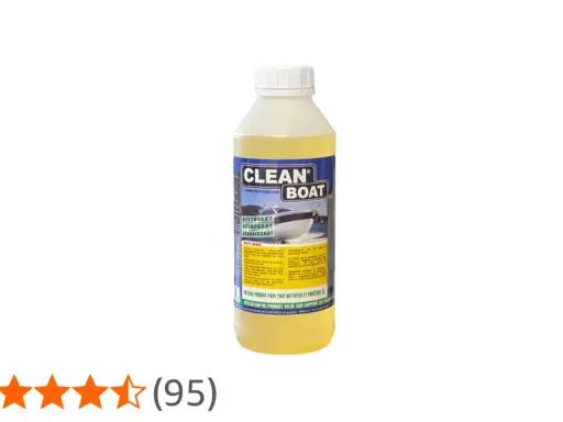 Bouteille de nettoyant pour bateaux, idéal pour dégraisser le plastique et redonner de l'éclat.