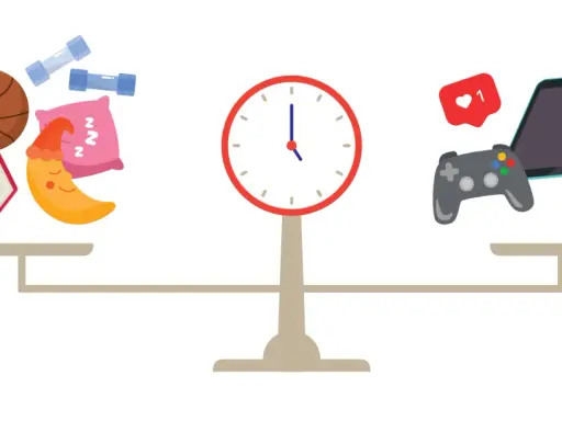 Balance entre activités enrichissantes (livre, sport, musique, sommeil) et le temps passé sur les réseaux sociaux chez les jeunes.