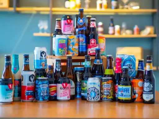 Eine Auswahl alkoholfreier Biere. Die Frage, ob ist alkoholfreies Bier ein Dickmacher, bleibt offen.