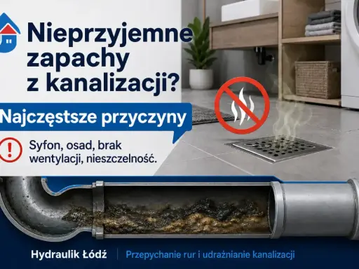 Brzydki zapach ze zlewu? Syfon, osad, brak wentylacji lub nieszczelność to częste przyczyny. Zobacz, jak wygląda zatkana rura.