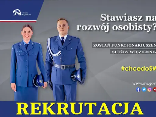 Chcesz rozwijać się zawodowo? Zostań funkcjonariuszem Służby Więziennej. Dowiedz się, jak się dostać i rozpocznij karierę. #chcedoSW