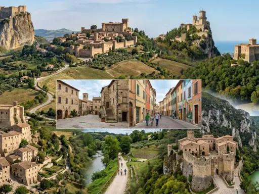 Borghi medievali e paesaggi mozzafiato, un viaggio tra i quartieri di Rimini e dintorni, tra castelli e vicoli pittoreschi.
