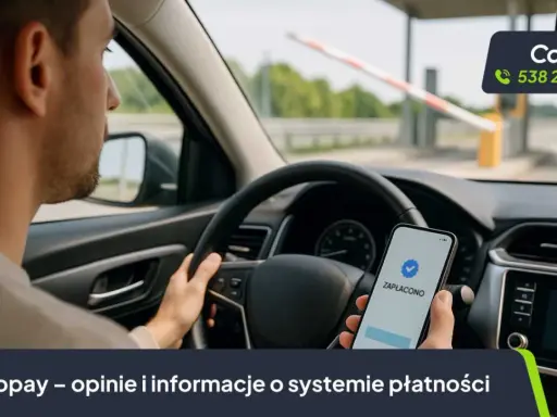 Autopay co to? Kierowca płaci telefonem przy bramkach. System płatności Autopay ułatwia przejazd.