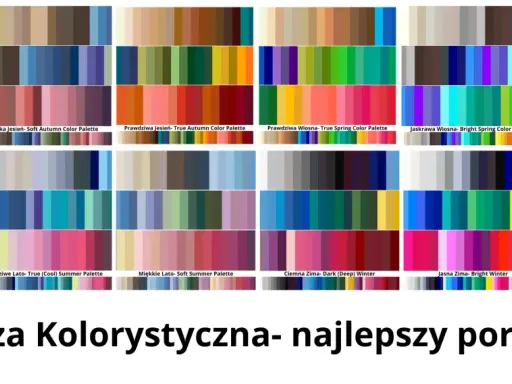 Palety barw dla pór roku: jesień, wiosna, lato, zima. Odkryj swoje wiosenne kolory i idealne odcienie.