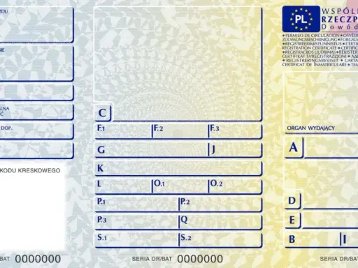 Dowód rejestracyjny pojazdu, zawierający informacje o jego rodzaju i przeznaczeniu, jest kluczowym dokumentem dla każdego właściciela.
