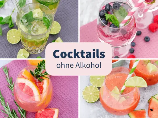 Erfrischende alkoholfreie Cocktails mit Früchten und Kräutern. Ein bunter Mix für jeden Geschmack.