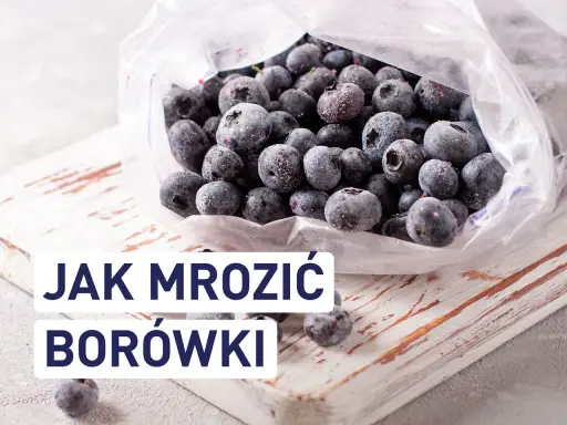 Mrożone borówki w woreczku. Dowiedz się, czy borówki można mrozić i jak to zrobić, by zachowały świeżość.