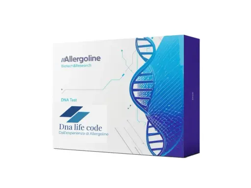 Kit per test genetico "Dna life code" di Allergoline per scoprire l'intolleranza al lattosio genetica.
