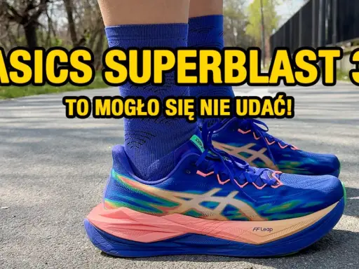 Para biegowa Asics Superblast 3 w jaskrawym kolorze, gotowa na wyzwania.