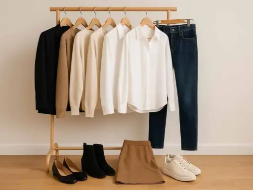Styl basic: jak zbudować uniwersalną szafę? Poradnik