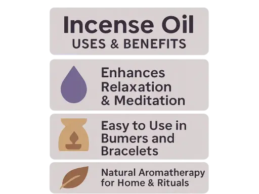Huile essentielle encens : améliore relaxation, méditation, facile à utiliser en diffuseurs et bracelets, aromathérapie naturelle pour la maison et rituels.