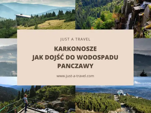 Karkonosze: malownicze widoki górskie i ścieżka do wodospadu Panczawy.