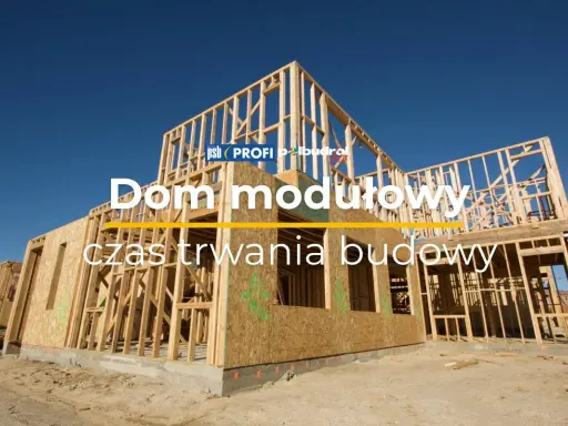 Dom modułowy w budowie. Zastanawiasz się, ile trwa odbiór domu? Zobacz, jak szybko powstaje konstrukcja.