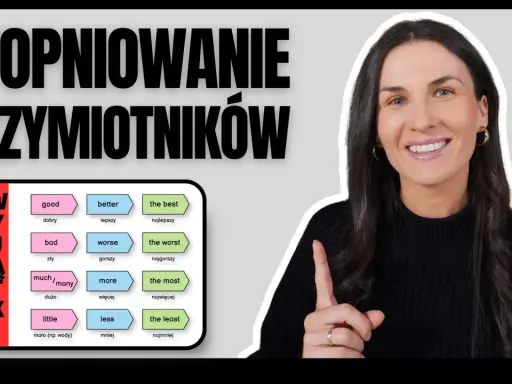Stopniowanie przymiotników: od "good" do "the best", od "bad" do "the worst". Unikaj nudnych przykładów, ucz się wyjątków!