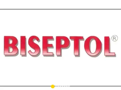 Biseptol na co? Czerwony napis z symbolem ®.