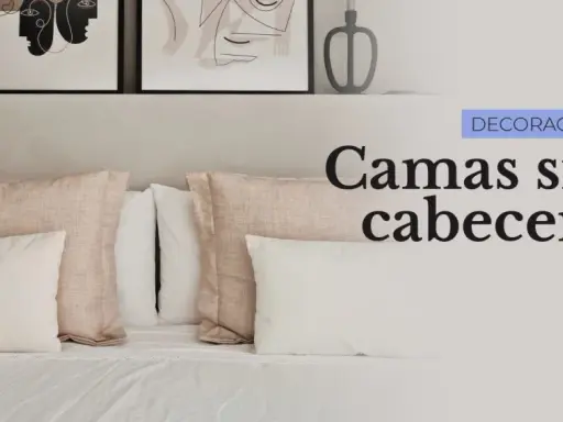 Camas sin cabecero, un estilo minimalista que armoniza con el feng shui.
