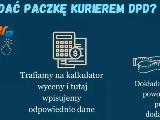 Jak nadać paczkę kurierem DPD? Wejdź na stronę AlleKurier.pl, użyj kalkulatora wyceny i podaj dokładne dane paczki, by uniknąć pomyłek i dodatkowych opłat.