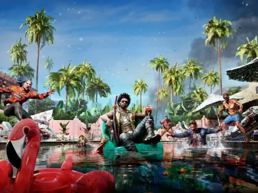Zombiak w basenie, tropikalny raj zniszczony przez apokalipsę. Sprawdź Dead Island 2 wymagania, by przetrwać tę imprezę.