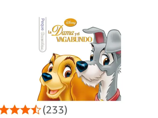 La Dama y el Vagabundo, dos perros de Disney, se miran tiernamente.