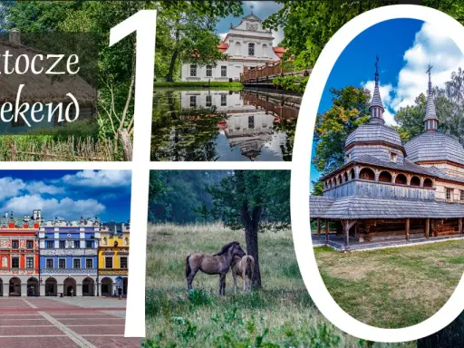 Roztocze na weekend: kolorowe kamienice, drewniana cerkiew, pałac, konie na łące i malownicze strumienie. Odkryj roztoczańskie atrakcje!