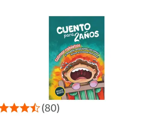 Libro "Cuento para 2 años" para calmar berrinches y enseñar emociones. Incluye actividades Montessori.