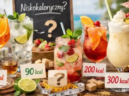 Orzeźwiające drinki, w tym Aperol Spritz, z etykietami kcal. Czy można cieszyć się smakiem bez wyrzutów sumienia?