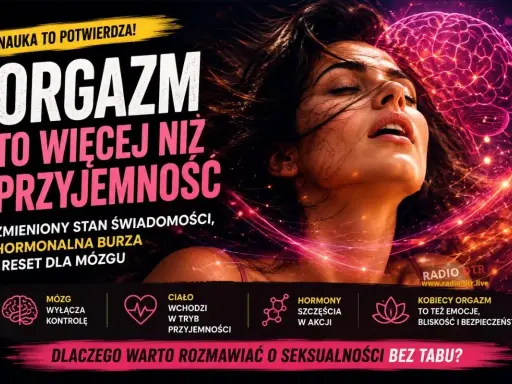 Kobieta w ekstazie, z mózgiem rozświetlonym jak sieć neuronów. To nie tylko przyjemność, to reset dla mózgu, jak delikatny kitty tease.