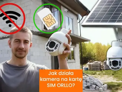 Jaka karta SIM do kamery? Zobacz, jak działa kamera ORLLO na kartę SIM, gdy Wi-Fi nie działa.