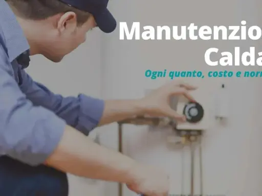 Tecnico che controlla una caldaia. Scopri ogni quanto manutenzione caldaia, costi e normative per la tua sicurezza.