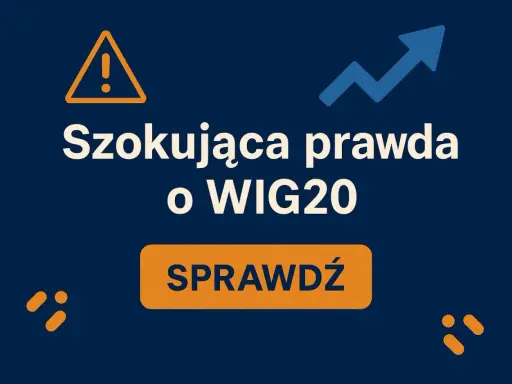 Szokująca prawda o WIG20! Wykres wzrostu i przycisk "Sprawdź" sugerują pilną analizę sytuacji na giełdzie.