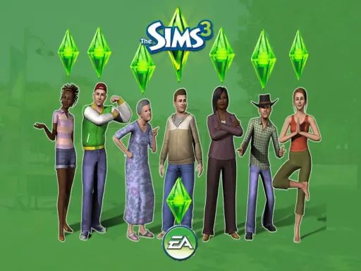 Grupa Simów z The Sims 3, gotowa na nowe wyzwania. Może przydałyby się sims 3 kody na potrzeby, by im pomóc?